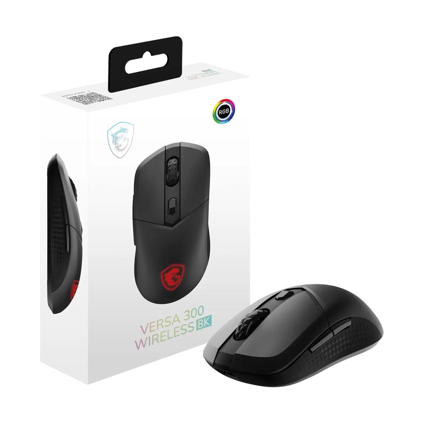 MSI Gaming Mouse | VERSA 300 WIRELESS 8K | Wireless | Bluetooth, 2.4 GHz, USB