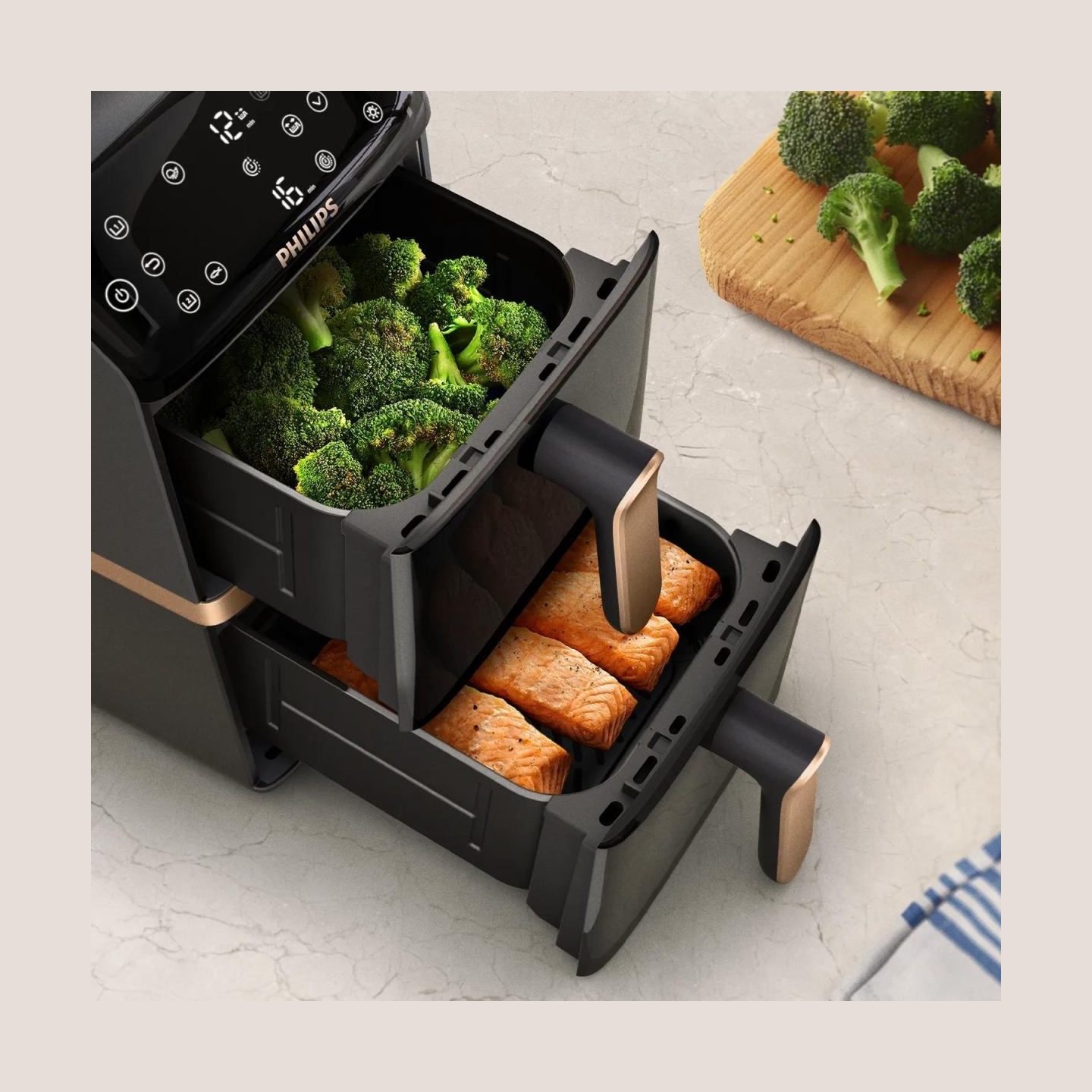 Philips NA462/70 Dual Basket Airfryer / NA462/70