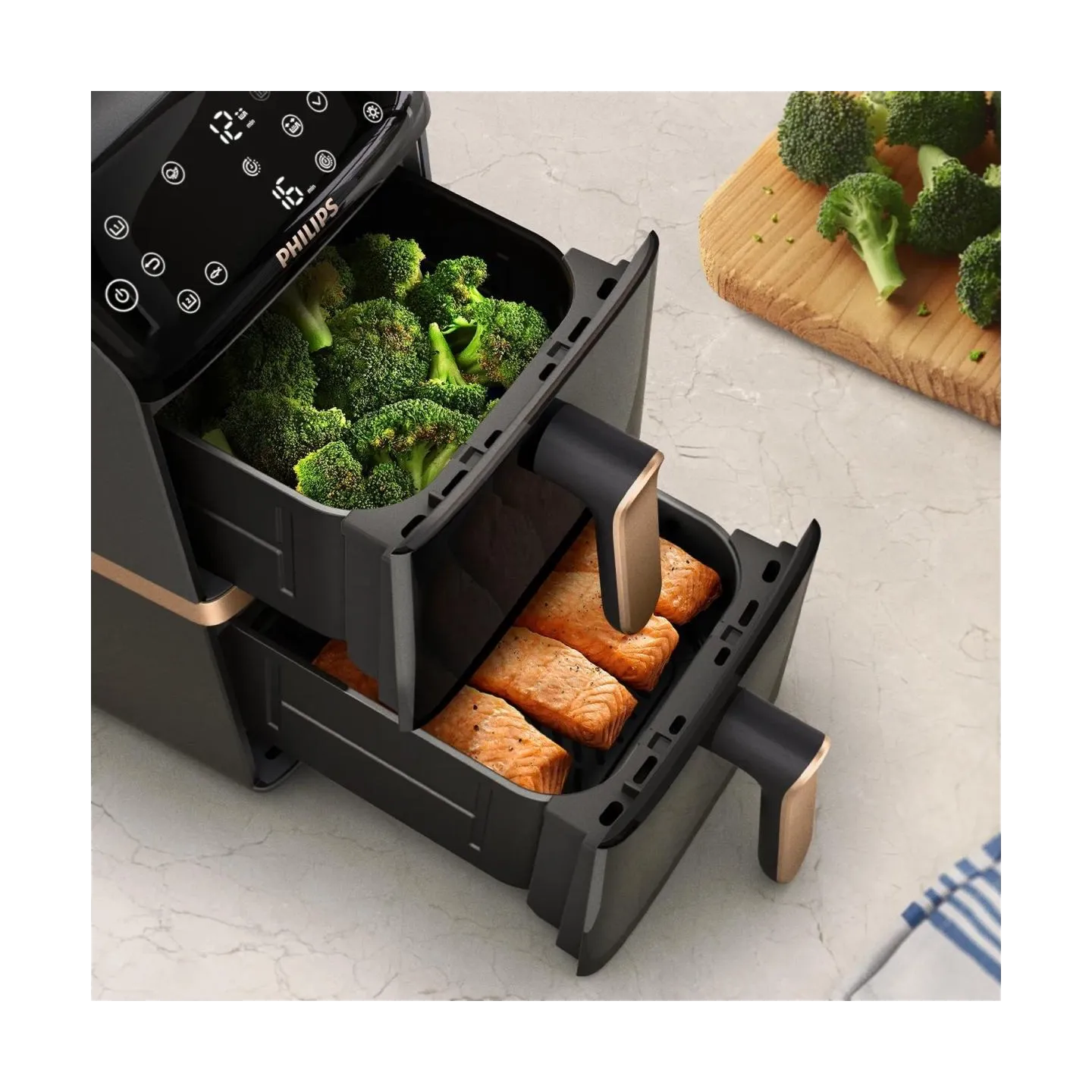 Philips NA462/70 Dual Basket Airfryer / NA462/70