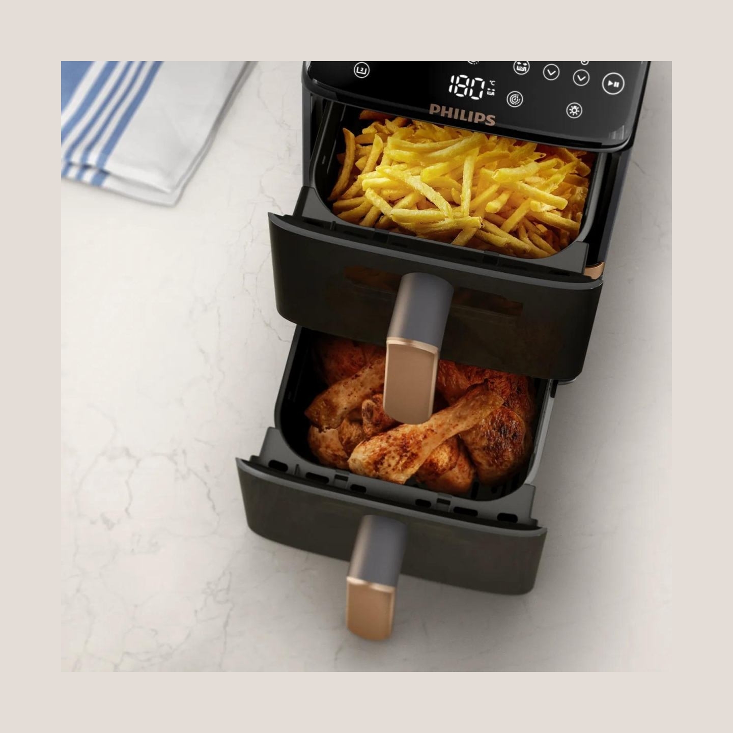 Philips NA462/70 Dual Basket Airfryer / NA462/70