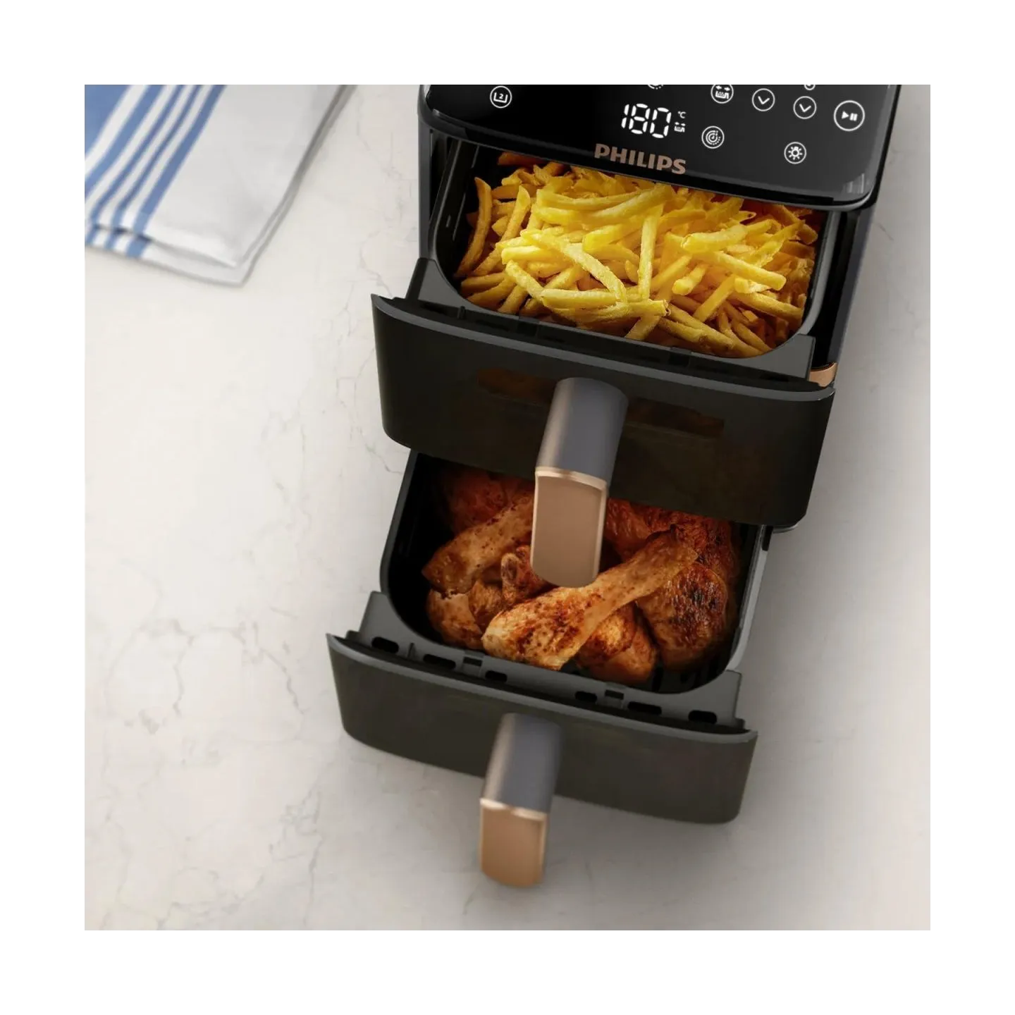 Philips NA462/70 Dual Basket Airfryer / NA462/70