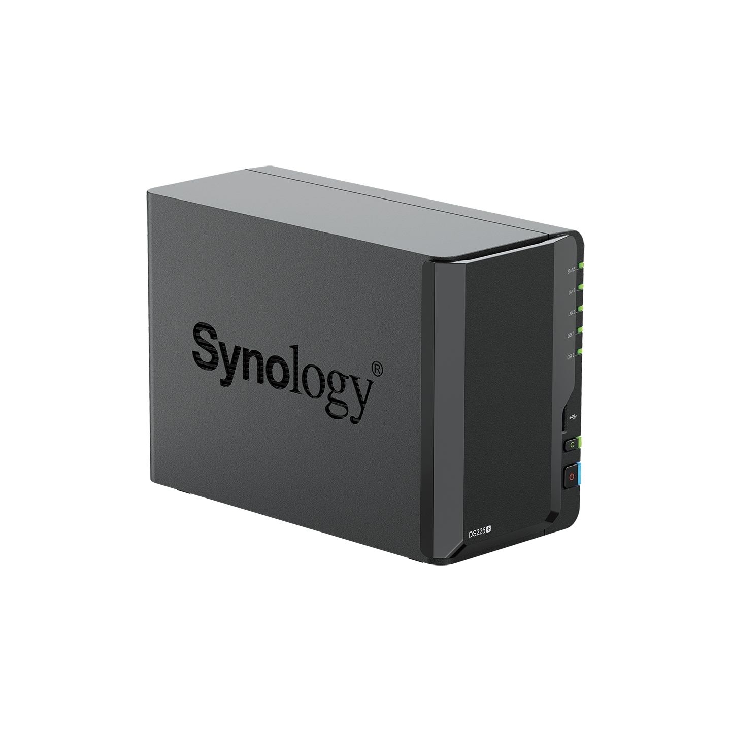 Synology DiskStation | DS225+ | Intel Celeron | J4125 | 2 GB | DDR4 | Black
