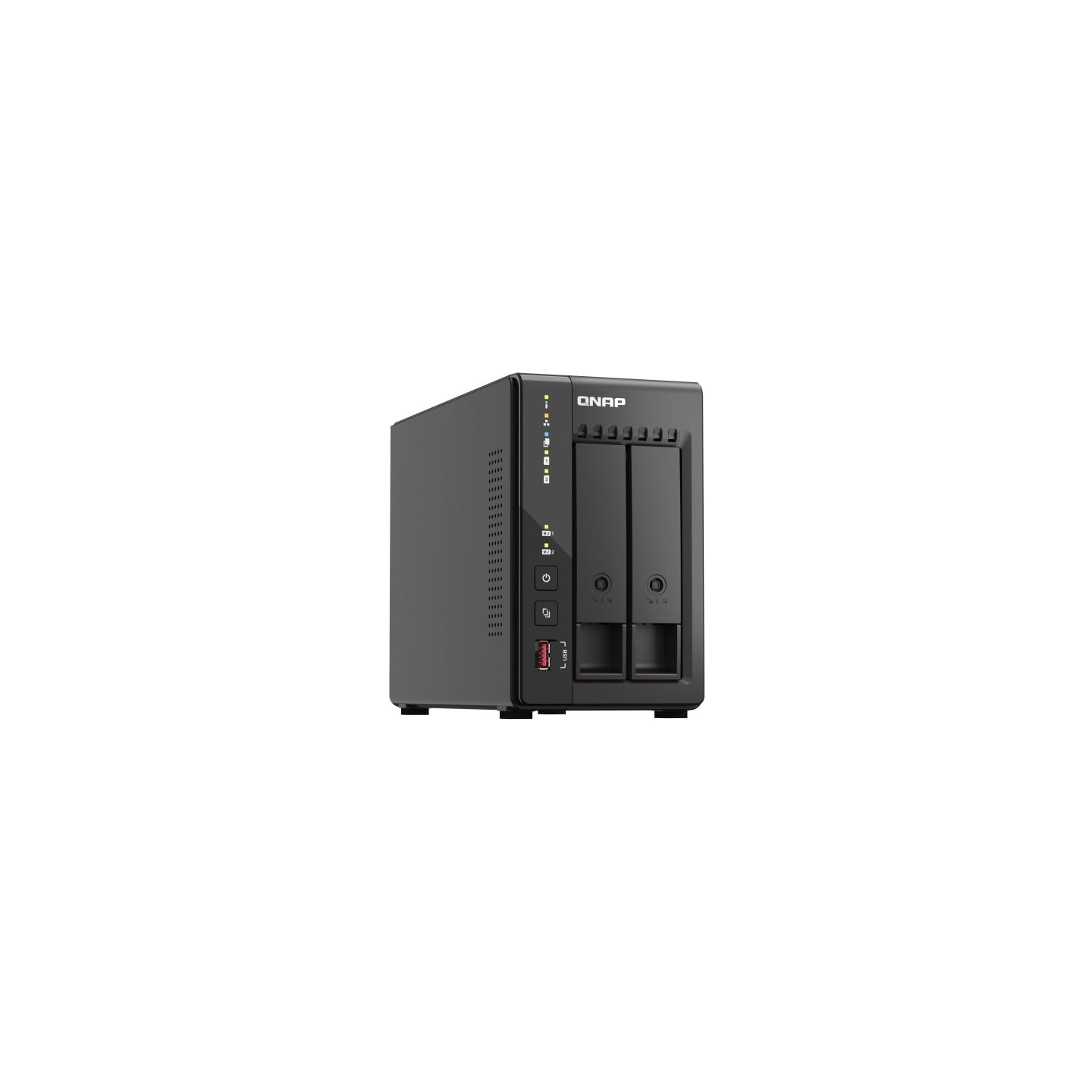 Qnap | 2-Bay desktop NAS | TS-253E-8G | Intel Celeron | J6412 4-core | Processor frequency 2.6 GHz | 8 GB