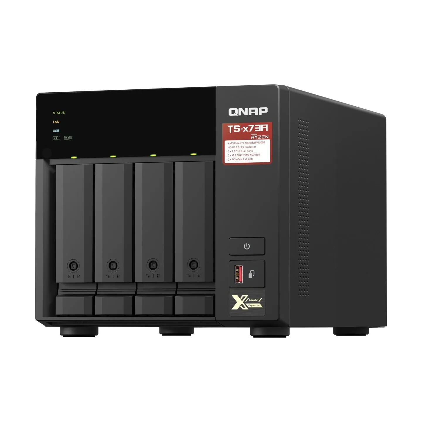 Qnap TS-473A AMD Ryzen QC2. GHz.2.5GbE NAS 8 GB RAM