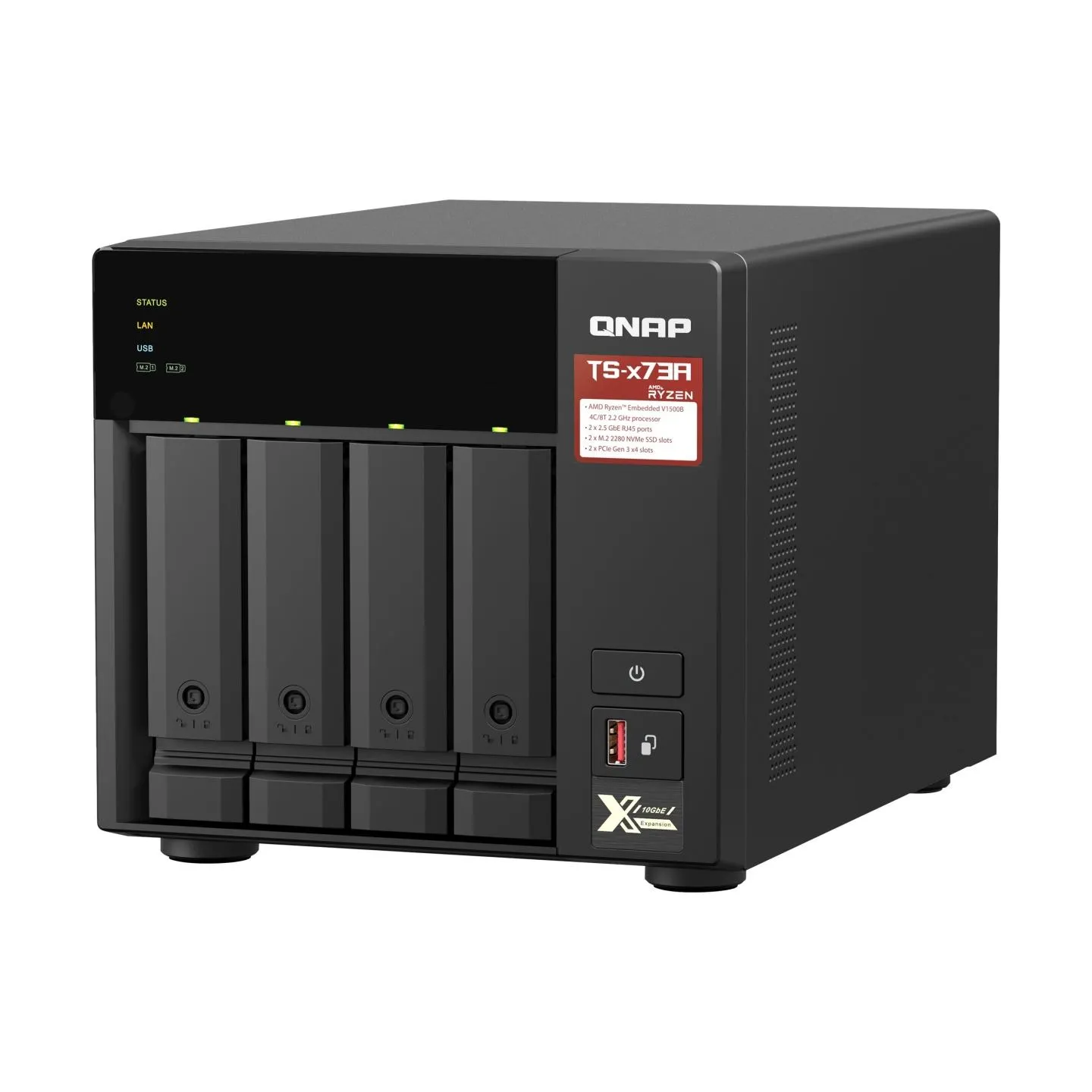 Qnap TS-473A AMD Ryzen QC2. GHz.2.5GbE NAS 8 GB RAM