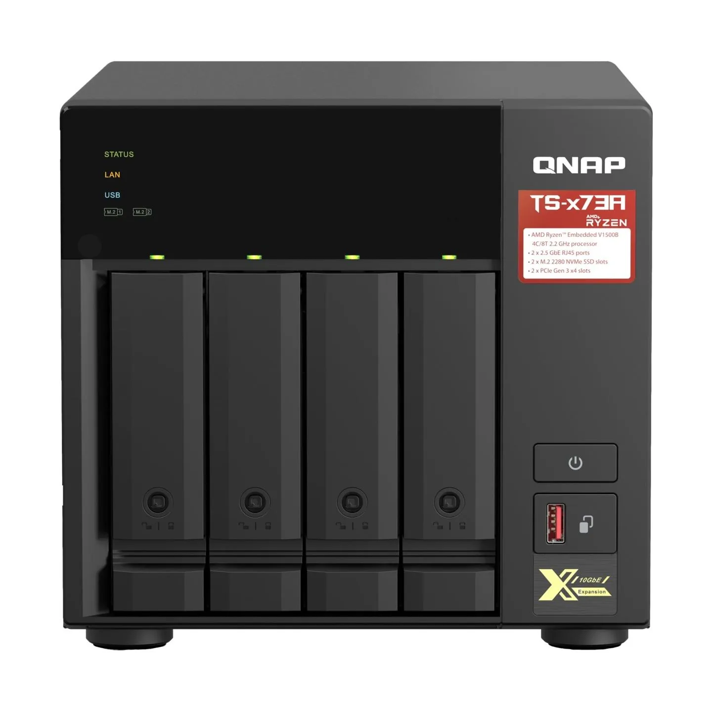 Qnap TS-473A AMD Ryzen QC2. GHz.2.5GbE NAS 8 GB RAM