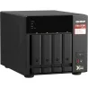 Qnap | 4-Bay QTS and QuTS hero NAS | TS-473A-8G | Up to 4 HDD/SSD Hot-Swap | AMD Ryzen | Ryzen V1500B Quad-Core | Processor freq