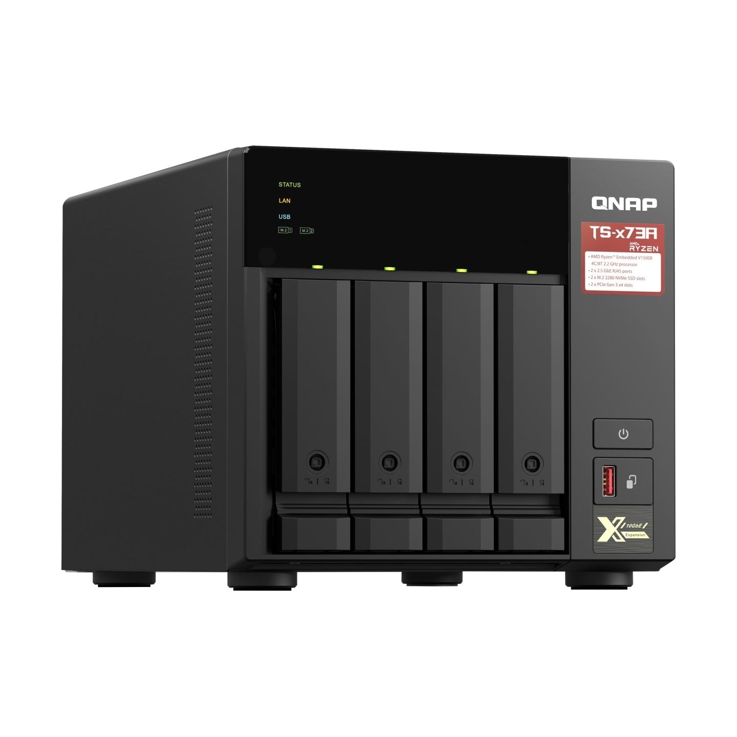 Qnap TS-473A AMD Ryzen QC2. GHz.2.5GbE NAS 8 GB RAM