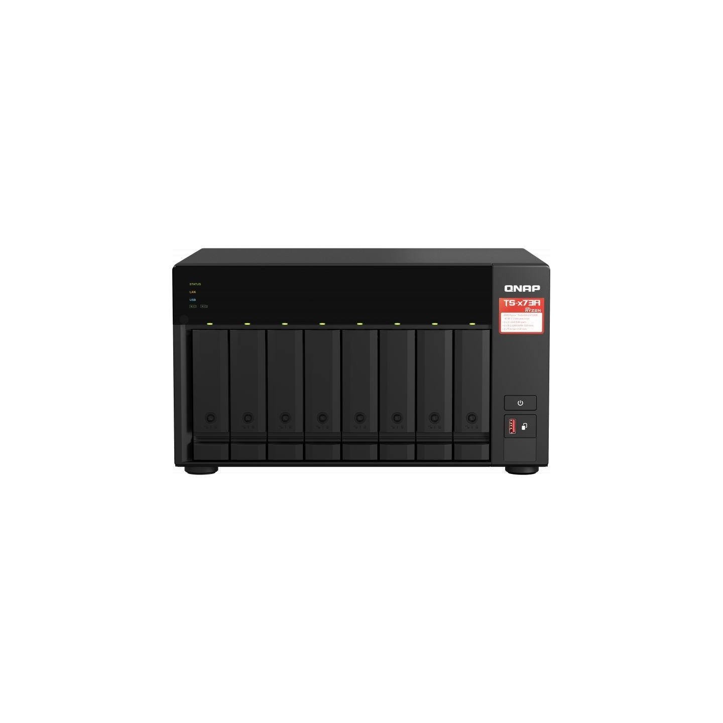 Qnap TS-873A-8G AMD Ryzen V1500B 2.2GHz 8GB RAM