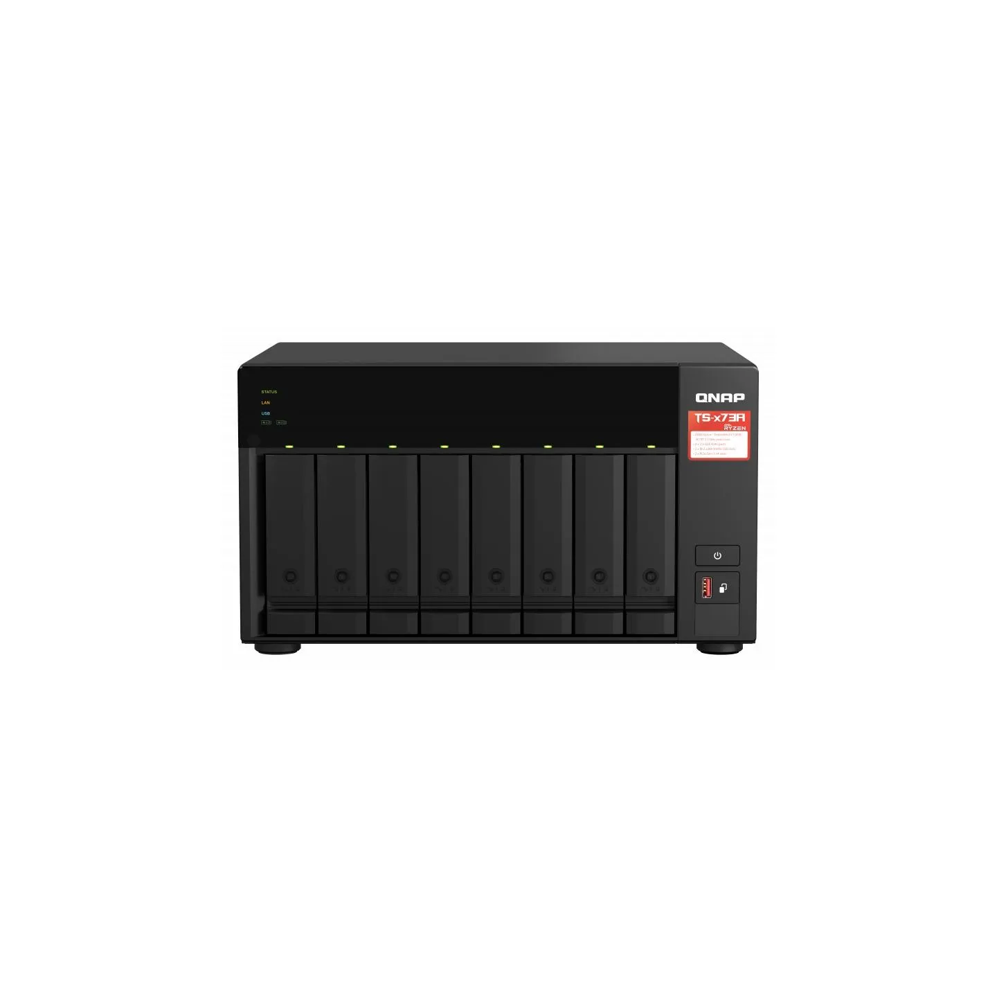 Qnap TS-873A-8G AMD Ryzen V1500B 2.2GHz 8GB RAM