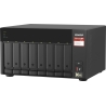 Qnap | 8-Bay QTS and QuTS hero NAS | TS-873A-8G | Up to 8 HDD/SSD Hot-Swap | AMD Ryzen | Ryzen V1500B Quad-Core | Processor freq