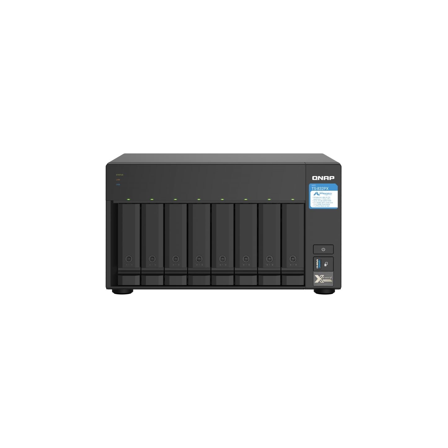 Qnap NAS STORAGE TOWER 8BAY/NO HDD TS-832PX-4G QNAP