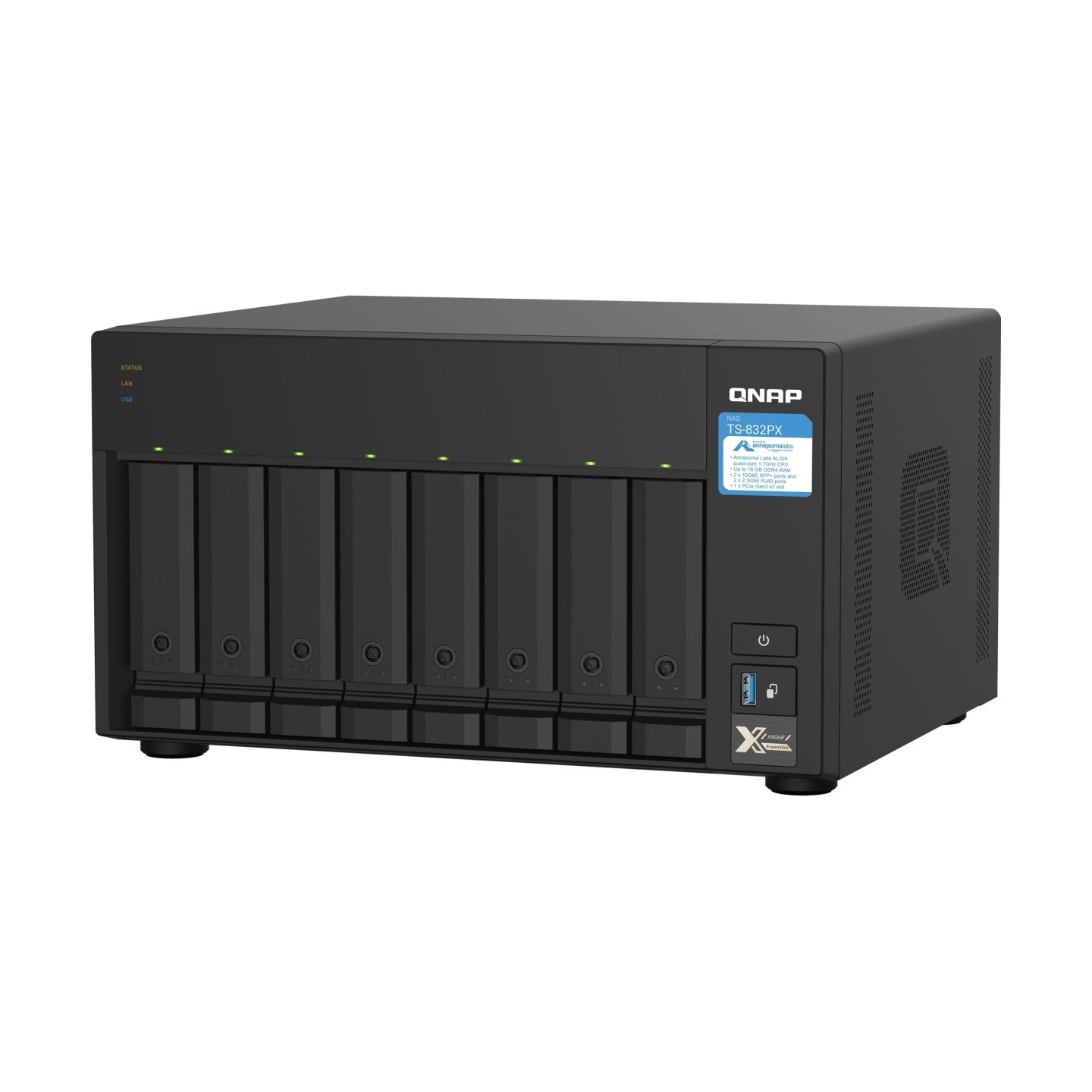 Qnap NAS STORAGE TOWER 8BAY/NO HDD TS-832PX-4G QNAP