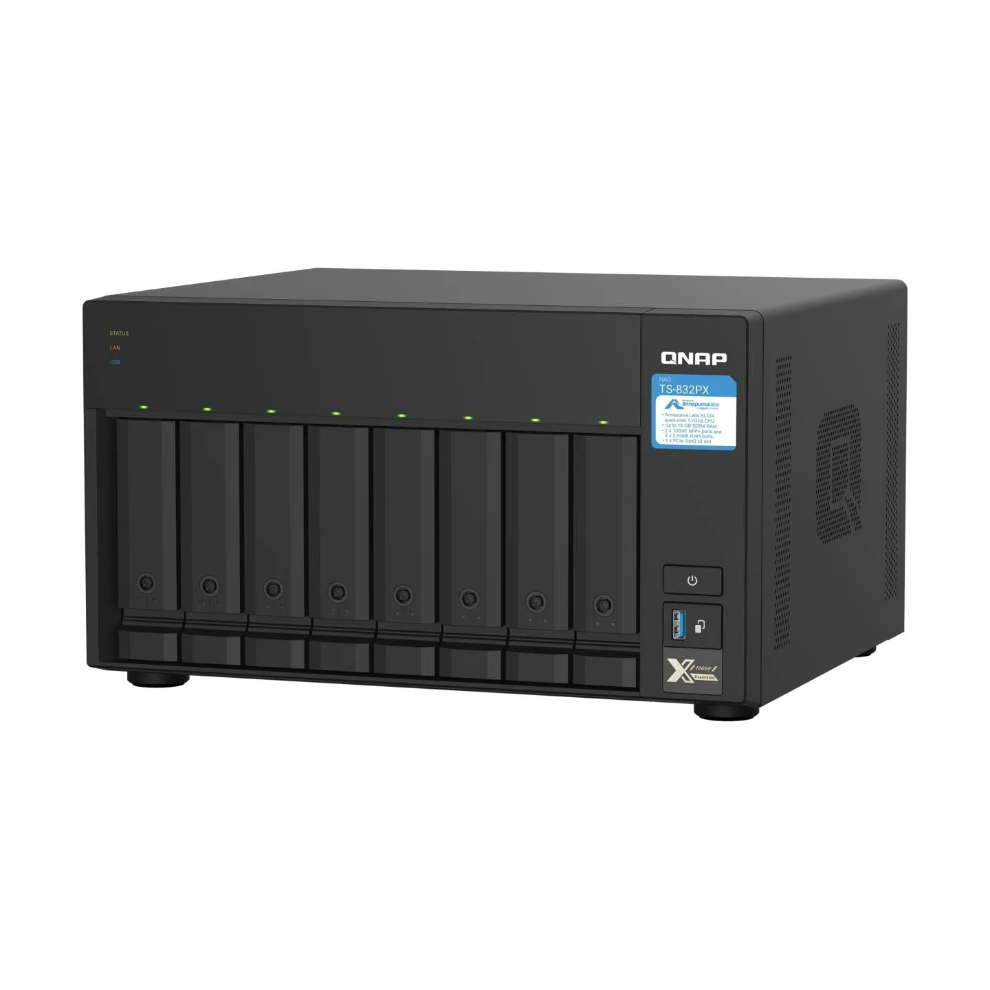 Qnap NAS STORAGE TOWER 8BAY/NO HDD TS-832PX-4G QNAP