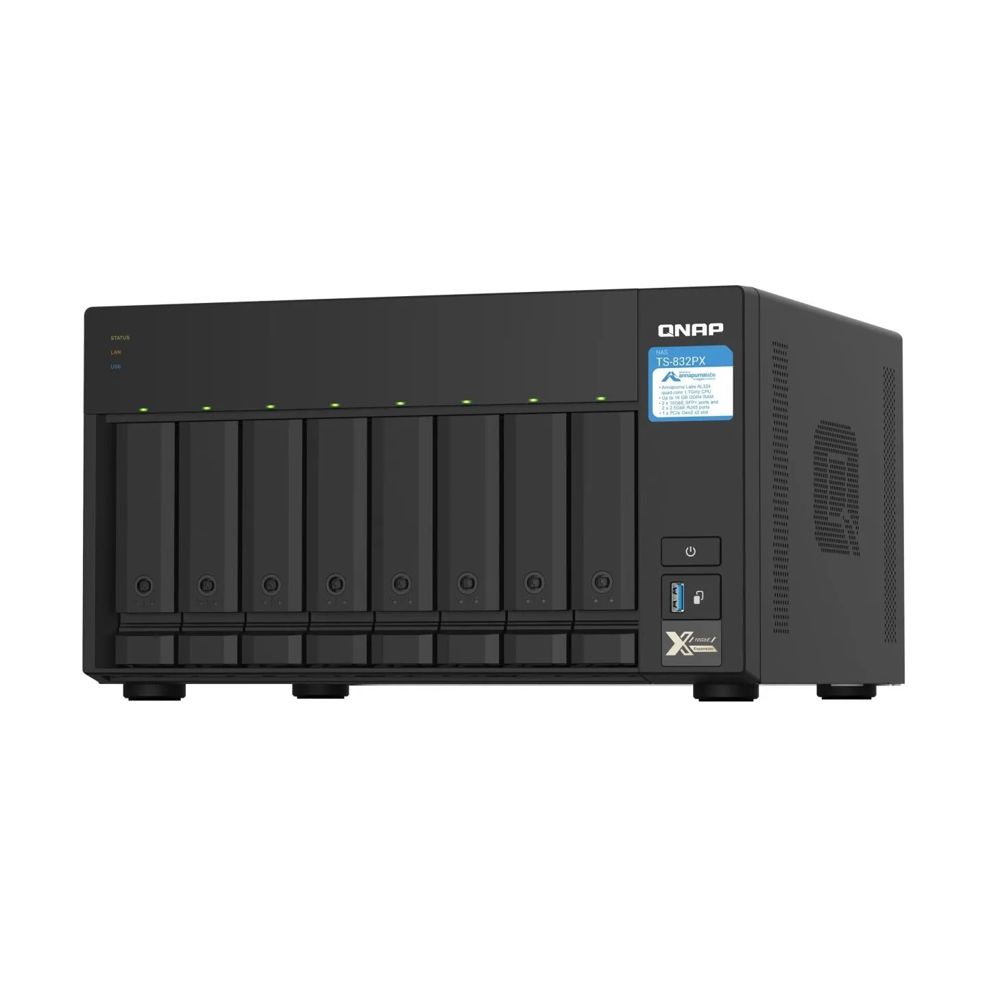 Qnap NAS STORAGE TOWER 8BAY/NO HDD TS-832PX-4G QNAP