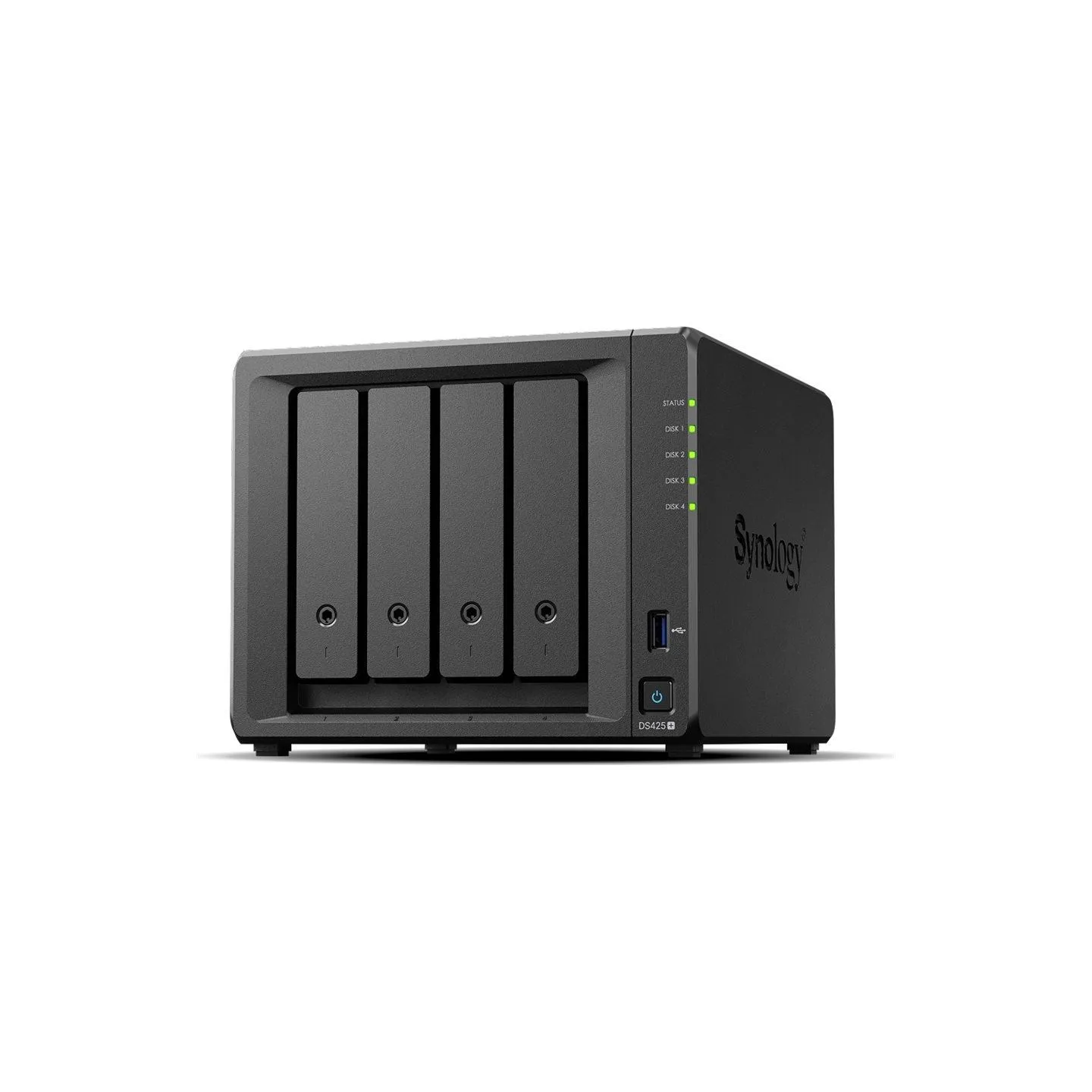 Synology DiskStation | DS425+ | Intel Celeron | J4125 | Processor frequency 2.0 GHz | 2 GB | DDR4 | Black