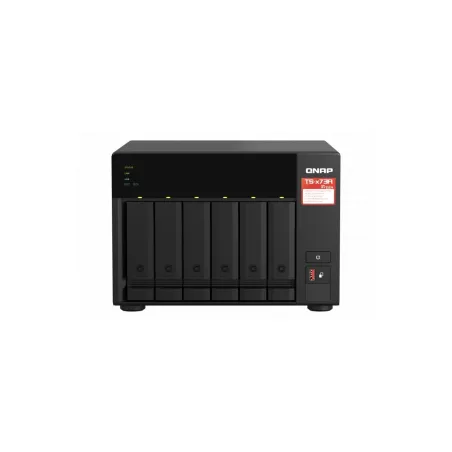 Qnap | 6-Bay QTS and QuTS hero NAS | TS-673A-8G | Up to 6 HDD/SSD Hot-Swap | AMD Ryzen | Ryzen V1500B Quad-Core | Processor freq