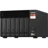 Qnap | 6-Bay QTS and QuTS hero NAS | TS-673A-8G | Up to 6 HDD/SSD Hot-Swap | AMD Ryzen | Ryzen V1500B Quad-Core | Processor freq