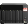 Qnap | 6-Bay QTS and QuTS hero NAS | TS-673A-8G | Up to 6 HDD/SSD Hot-Swap | AMD Ryzen | Ryzen V1500B Quad-Core | Processor freq