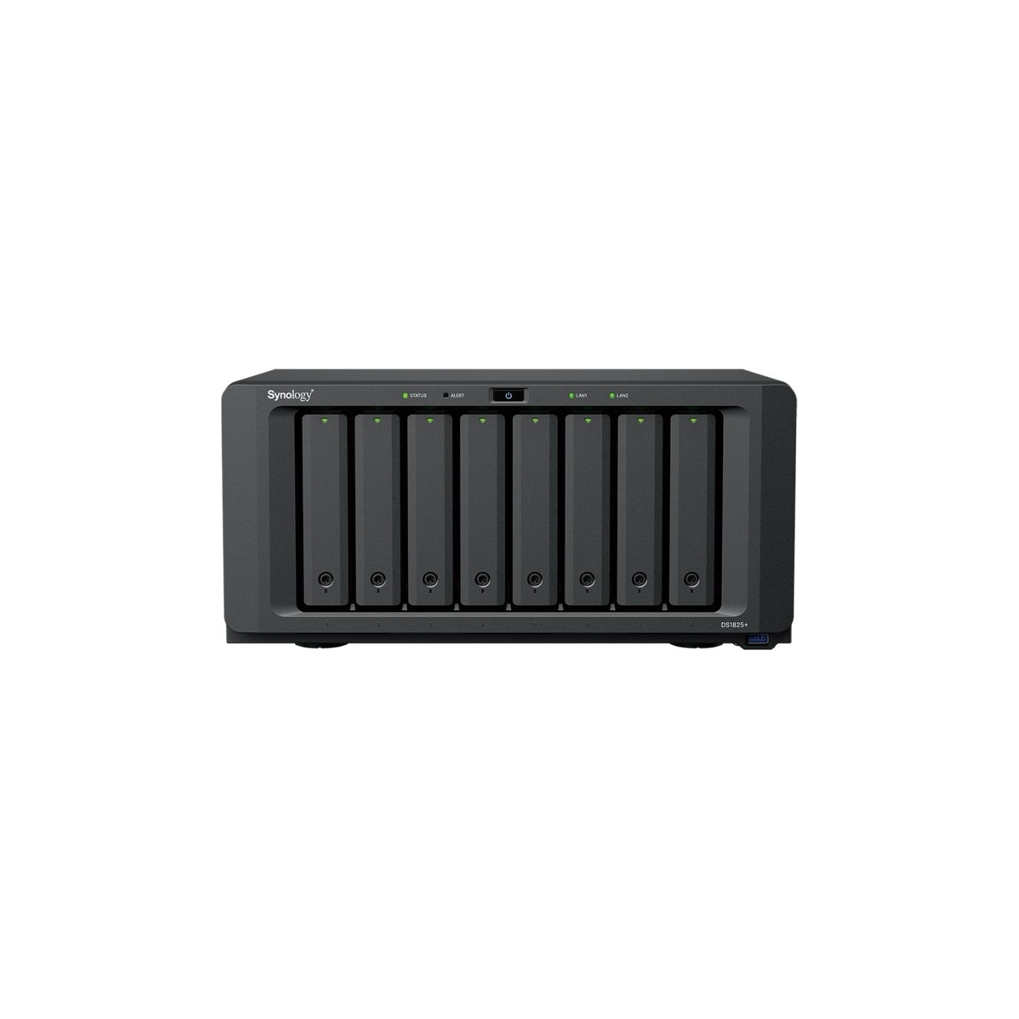 Synology DiskStation | DS1825+ | AMD Ryzen | V1500B | 8 GB | DDR4 | Black