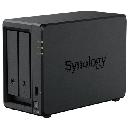 Synology DiskStation | DS725+ | AMD Ryzen | R1600 | 4 GB | DDR4 | Black