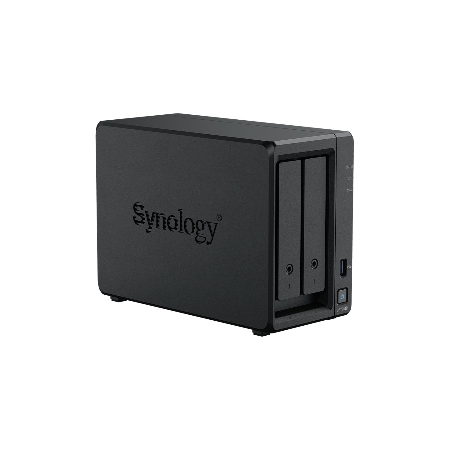 Synology DiskStation | DS725+ | AMD Ryzen | R1600 | 4 GB | DDR4 | Black