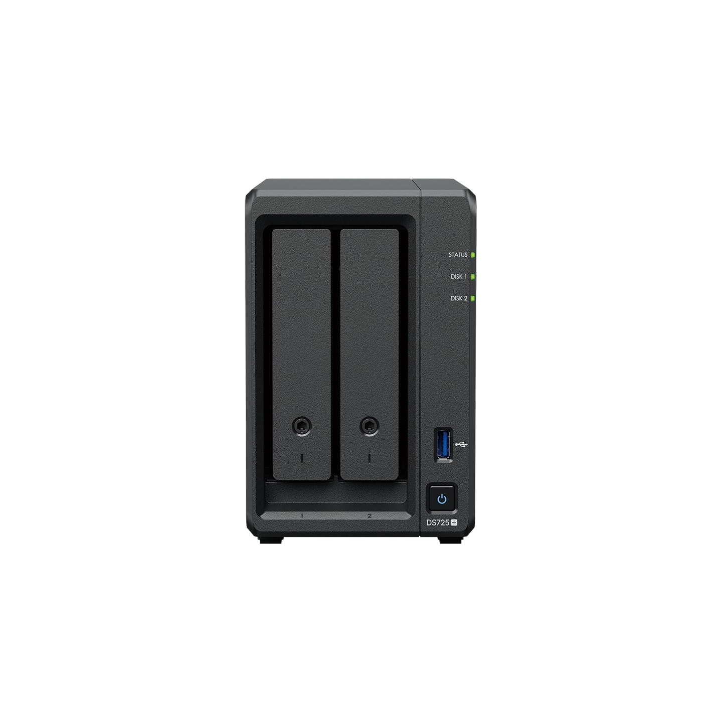 Synology Server DS725+ 2x0HDD 4GB DDR4 AMD R1600 1x1GbE 1x2,5Gbe 3Y