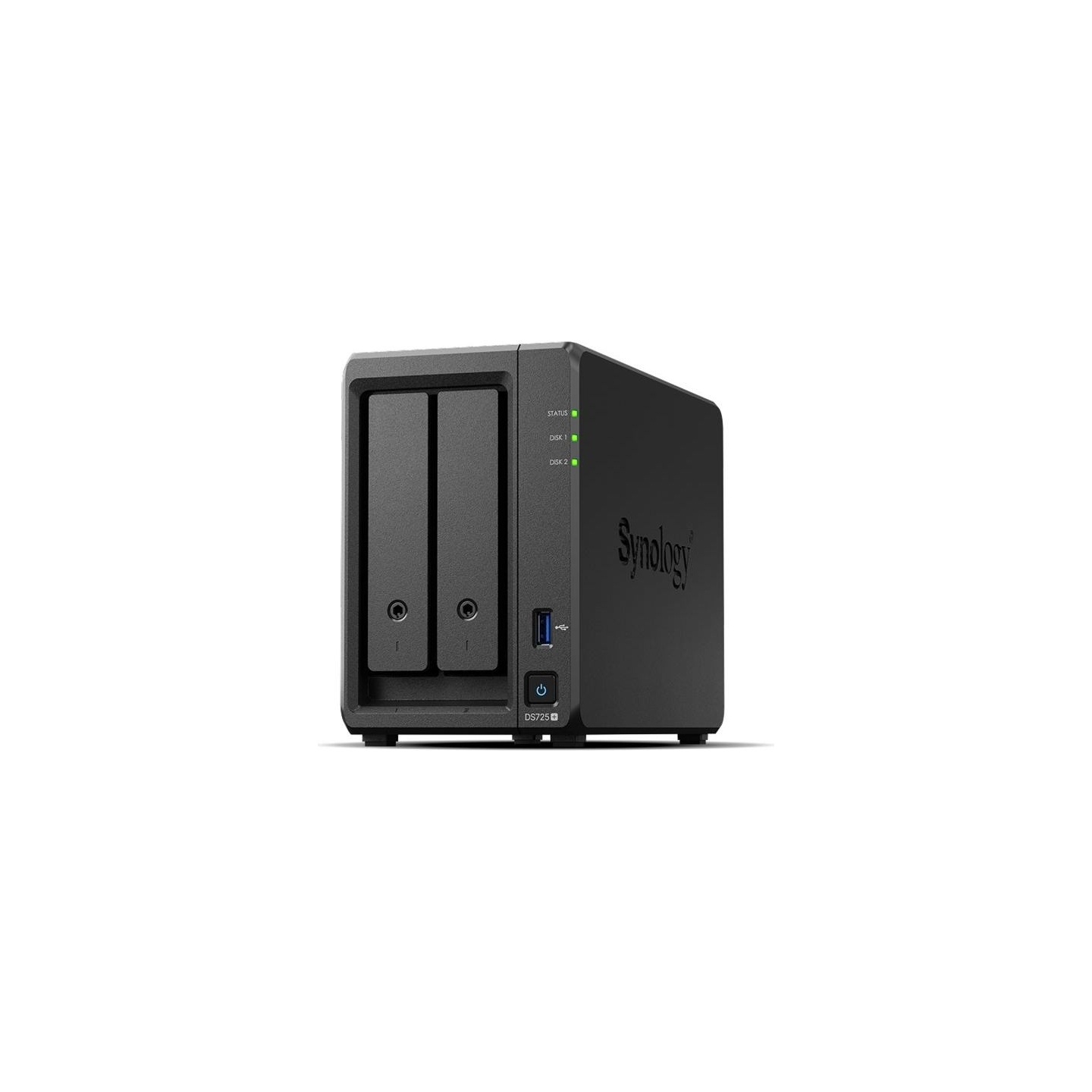 Synology DiskStation | DS725+ | AMD Ryzen | R1600 | 4 GB | DDR4 | Black