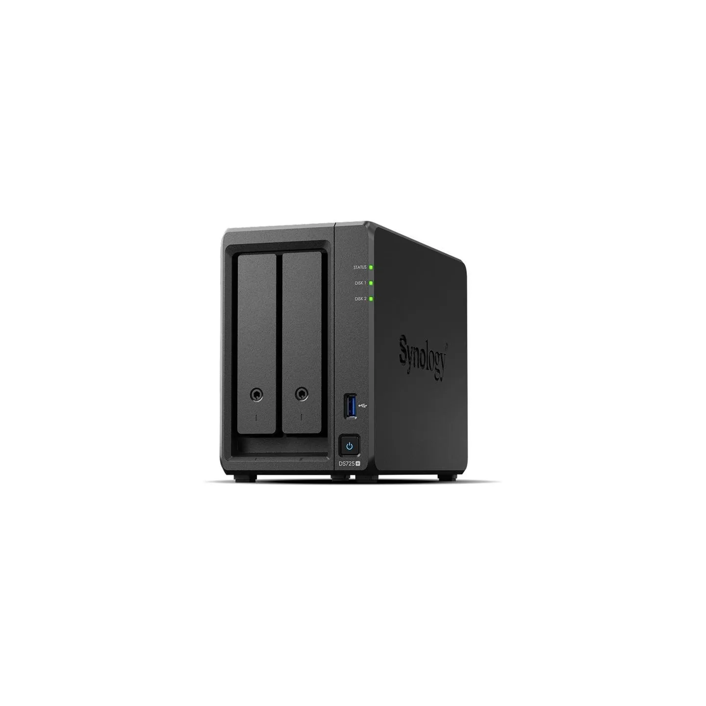 Synology Server DS725+ 2x0HDD 4GB DDR4 AMD R1600 1x1GbE 1x2,5Gbe 3Y