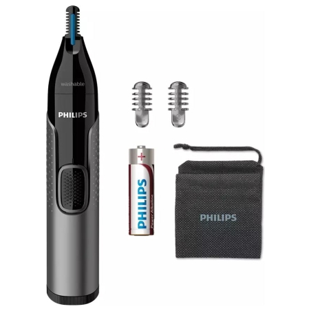 Philips series 3000 Comfortable nose, ear & eyebrow trimmer NT3650/16 100% waterproof, Dual-sided Protective Guard system / NT36