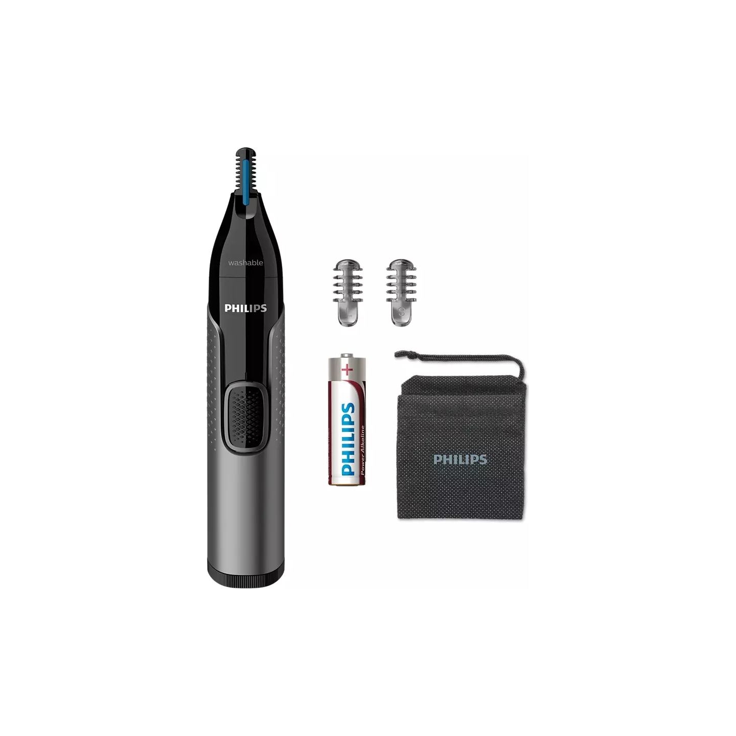 Philips series 3000 Comfortable nose, ear & eyebrow trimmer NT3650/16 100% waterproof, Dual-sided Protective Guard system / NT36