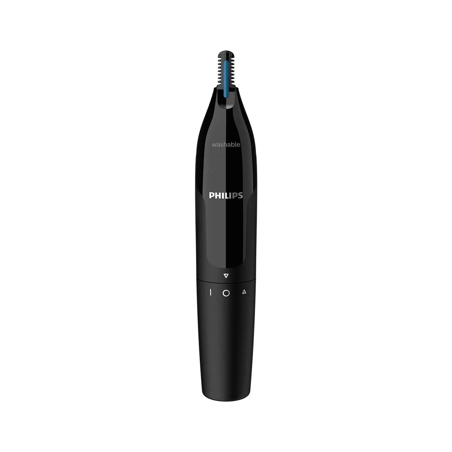 Philips Nose & ear trimmer NT1650/16 100% waterproof, Dual-sided protective guard system, Rotating switch, AA-battery included /