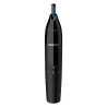 Philips Nose & ear trimmer NT1650/16 100% waterproof, Dual-sided protective guard system, Rotating switch, AA-battery included /
