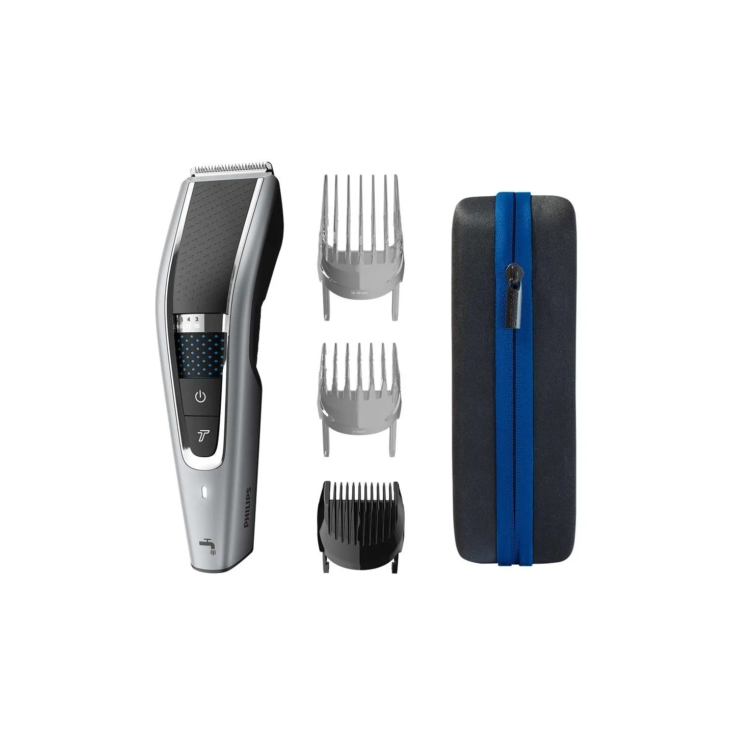 Philips Hairclipper series 5000 Washable hair clipper HC5650/15 Trim-n-Flow PRO technology 28 length settings (0.5-28mm) 90 min 