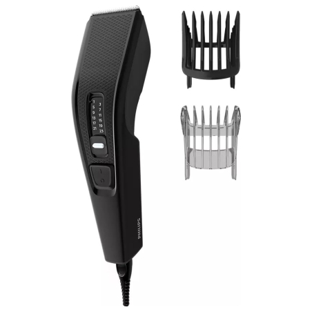 Philips 3000 series hair clipper HC3510/15 Stainless steel blades 13 length settings Corded / HC3510/15