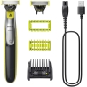 Philips OneBlade Face + Body QP2834/23, 1x Original blade, 1x 360 blade, 5-in-1 comb (1,2,3,4,5 mm), 60 min run time/4hour charg