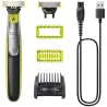 Philips OneBlade Face + Body QP2834/23, 1x Original blade, 1x 360 blade, 5-in-1 comb (1,2,3,4,5 mm), 60 min run time/4hour charg