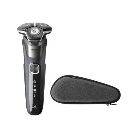 Philips Series 5000 wet and dry electric shaver S5887/30, SkinIQ, SteelPrecision blades, 360-D flexible heads, PowerAdapt Sensor