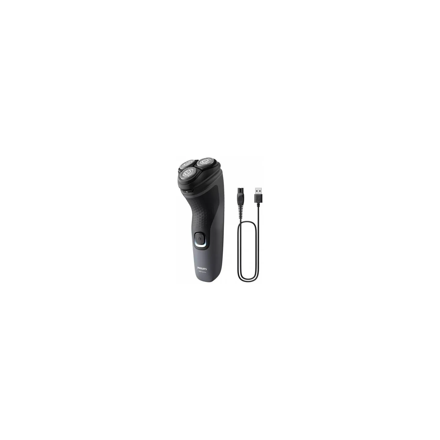 Philips Dry electric shaver Series 1000 S1142/00, Dry only, PowerCut Blade System, 4D Flex Heads, 40min shaving / 8h charge / S1