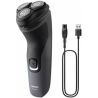 Philips Dry electric shaver Series 1000 S1142/00, Dry only, PowerCut Blade System, 4D Flex Heads, 40min shaving / 8h charge / S1