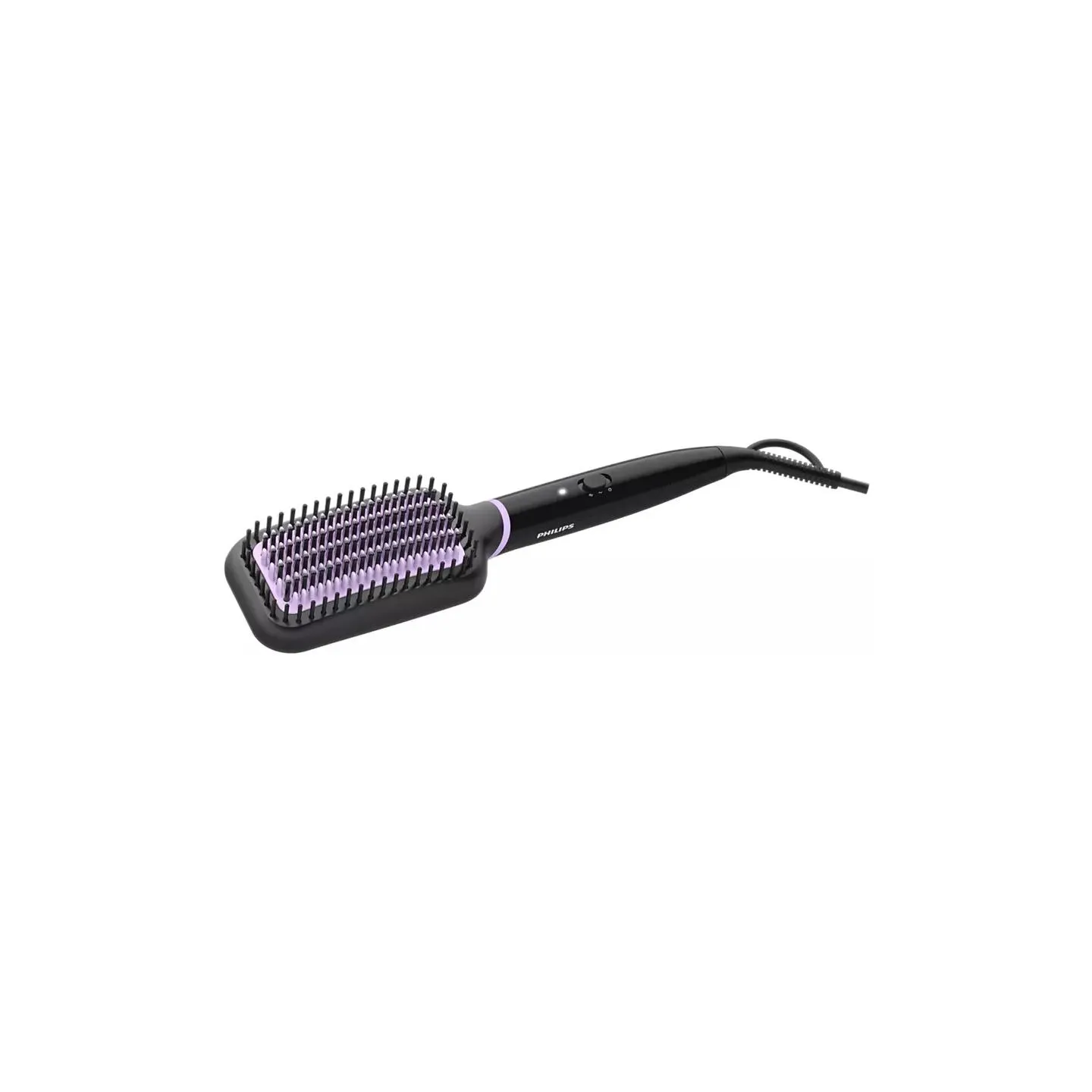Philips Heated Straigthening Brush BHH880/00,ceramic coating,heated and nylon bristle design for best results,thermo sensor for 