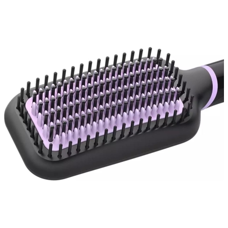 Philips Heated Straigthening Brush BHH880/00,ceramic coating,heated and nylon bristle design for best results,thermo sensor for 