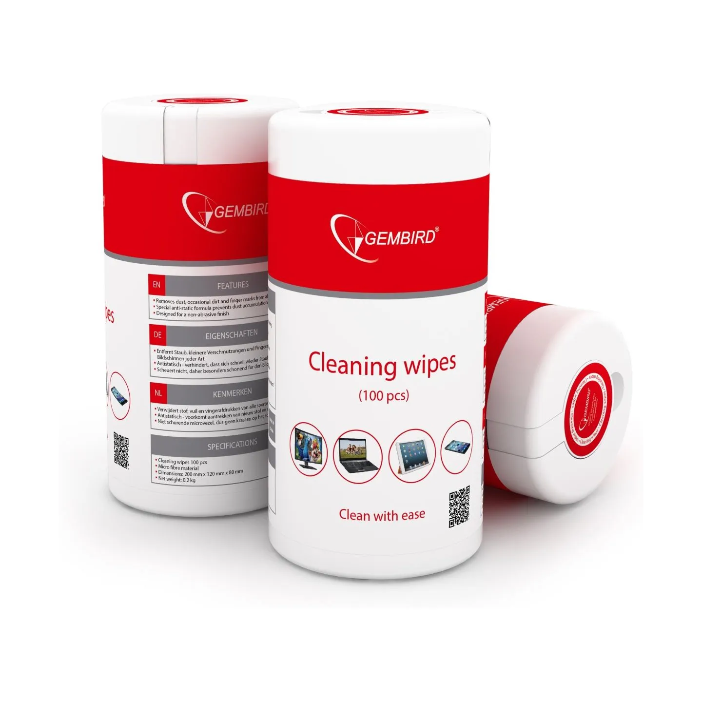 Gembird CK-WW100-01 Wipes for cleaning