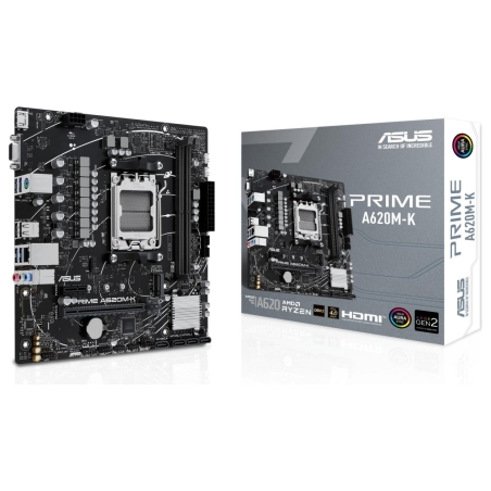 Asus Mainboard|ASUS|AMD A620|Micro-ATX|Memory DDR5|Memory slots 2|1xPCI-Express 3.0 1x|1xPCI-Express 4.0 16x|1xM.2|1x15pin D-sub