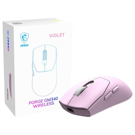 MSI MOUSE USB OPTICAL WRL GAMING/FORGE GM340 WRL VIOLET MSI