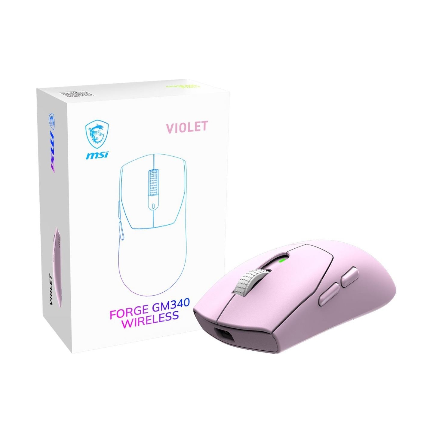 MSI MOUSE USB OPTICAL WRL GAMING/FORGE GM340 WRL VIOLET MSI