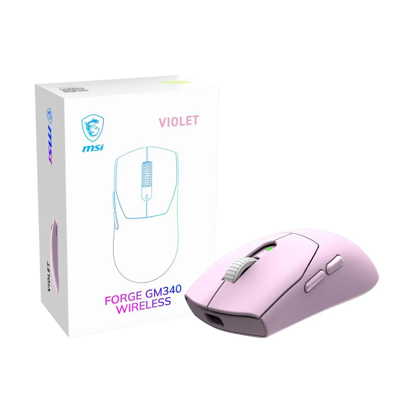 MSI MOUSE USB OPTICAL WRL GAMING/FORGE GM340 WRL VIOLET MSI
