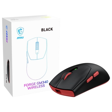 MSI MOUSE USB OPTICAL WRL GAMING/FORGE GM340 WIRELESS BLACK MSI