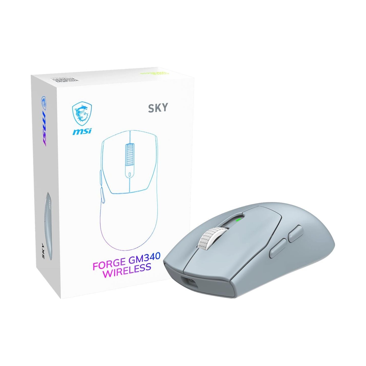 MSI MOUSE USB OPTICAL WRL GAMING/FORGE GM340 WRL SKY MSI