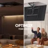 Onkron TV SET ACC CEILING MOUNT/50-75" BLACK N3LE-B ONKRON